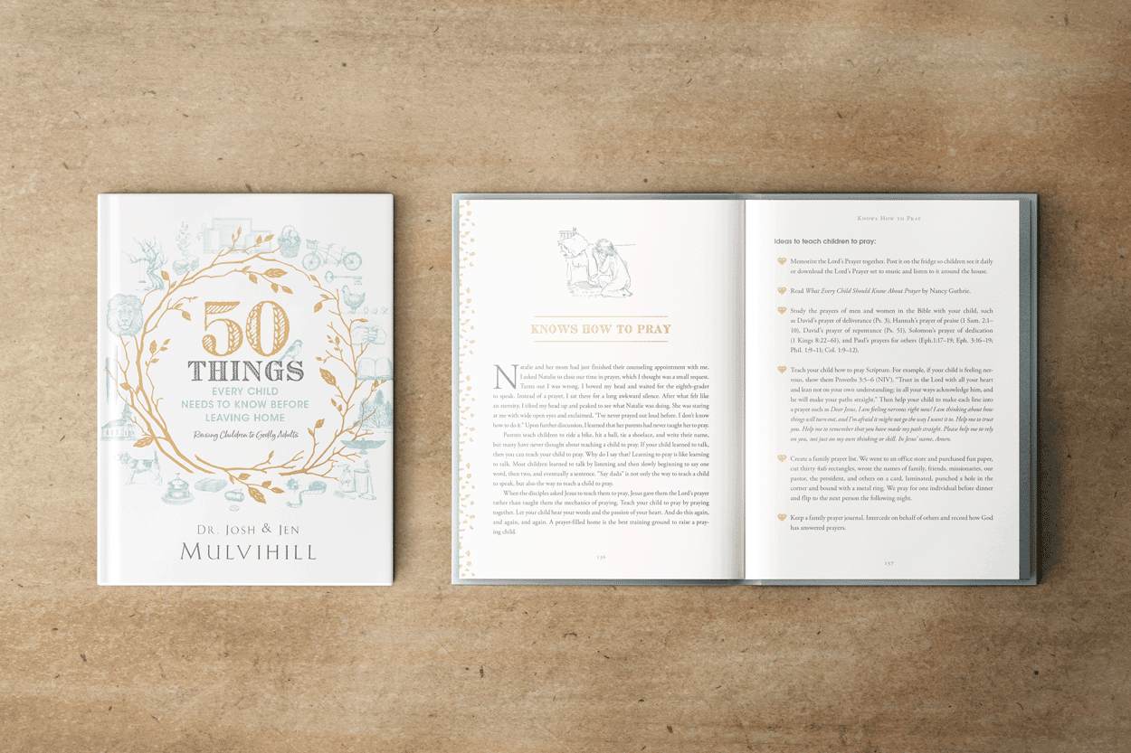 50 Things Every Child Needs to Know Before Leaving Home book spread