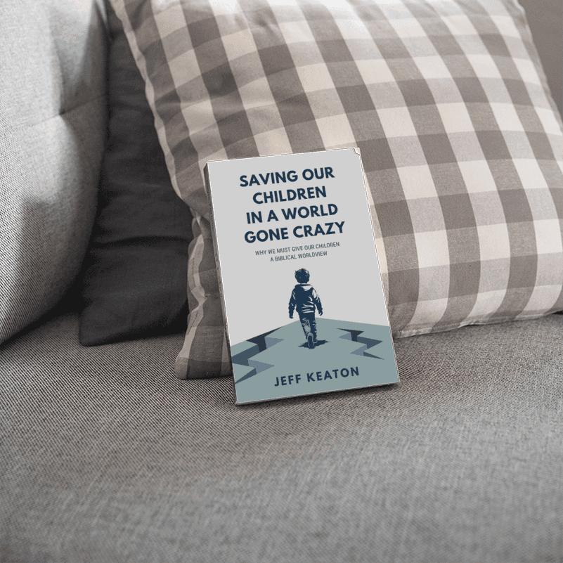 Saving Our Children In a World Gone Crazy book mockup