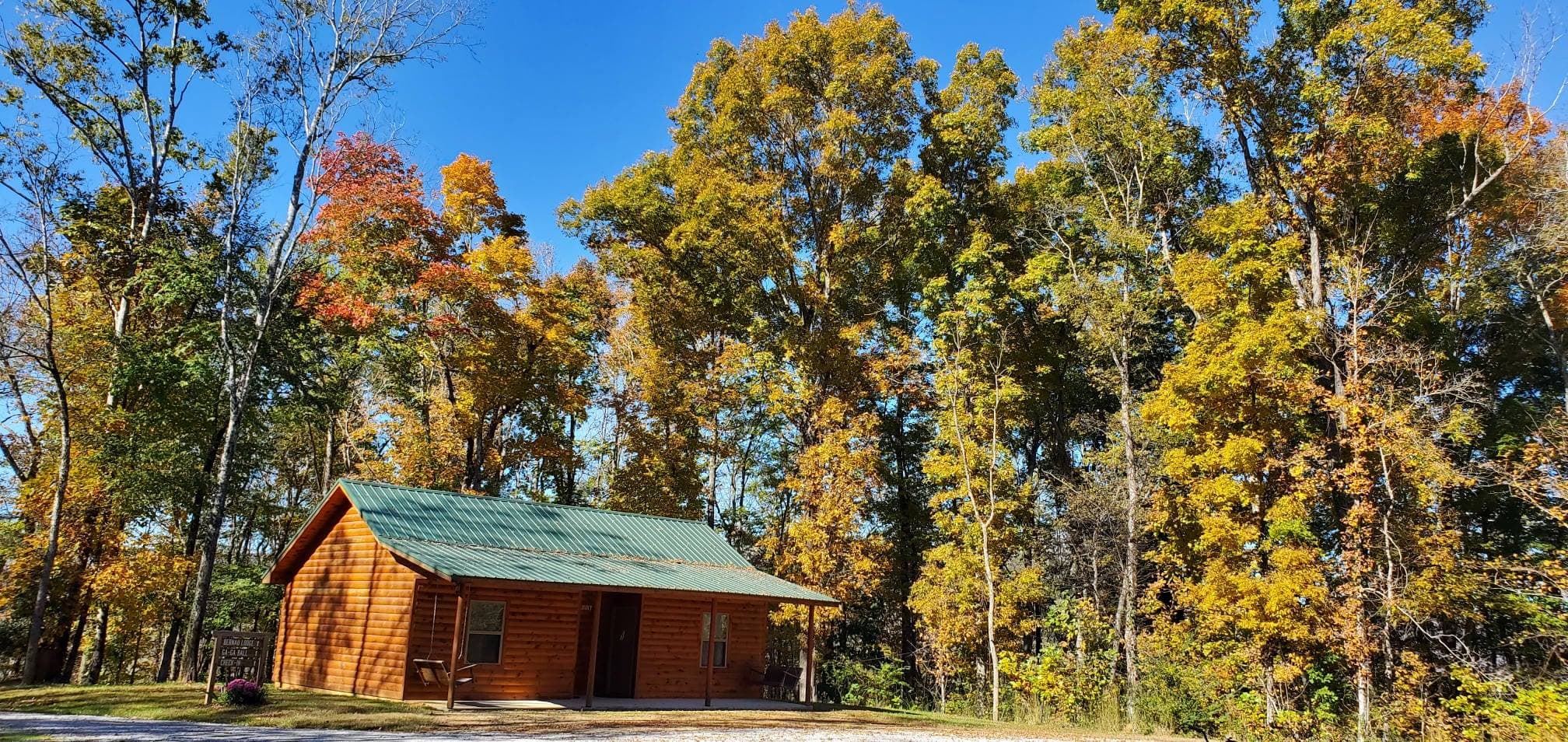 Log cabin at Manderley Christian Camp and Conference Center