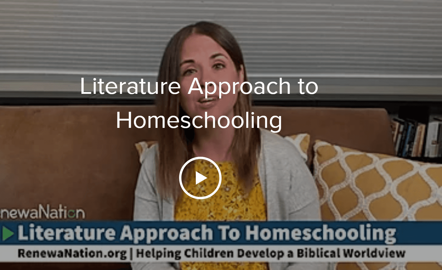 Video cover: Literature Approach to Homeschooling