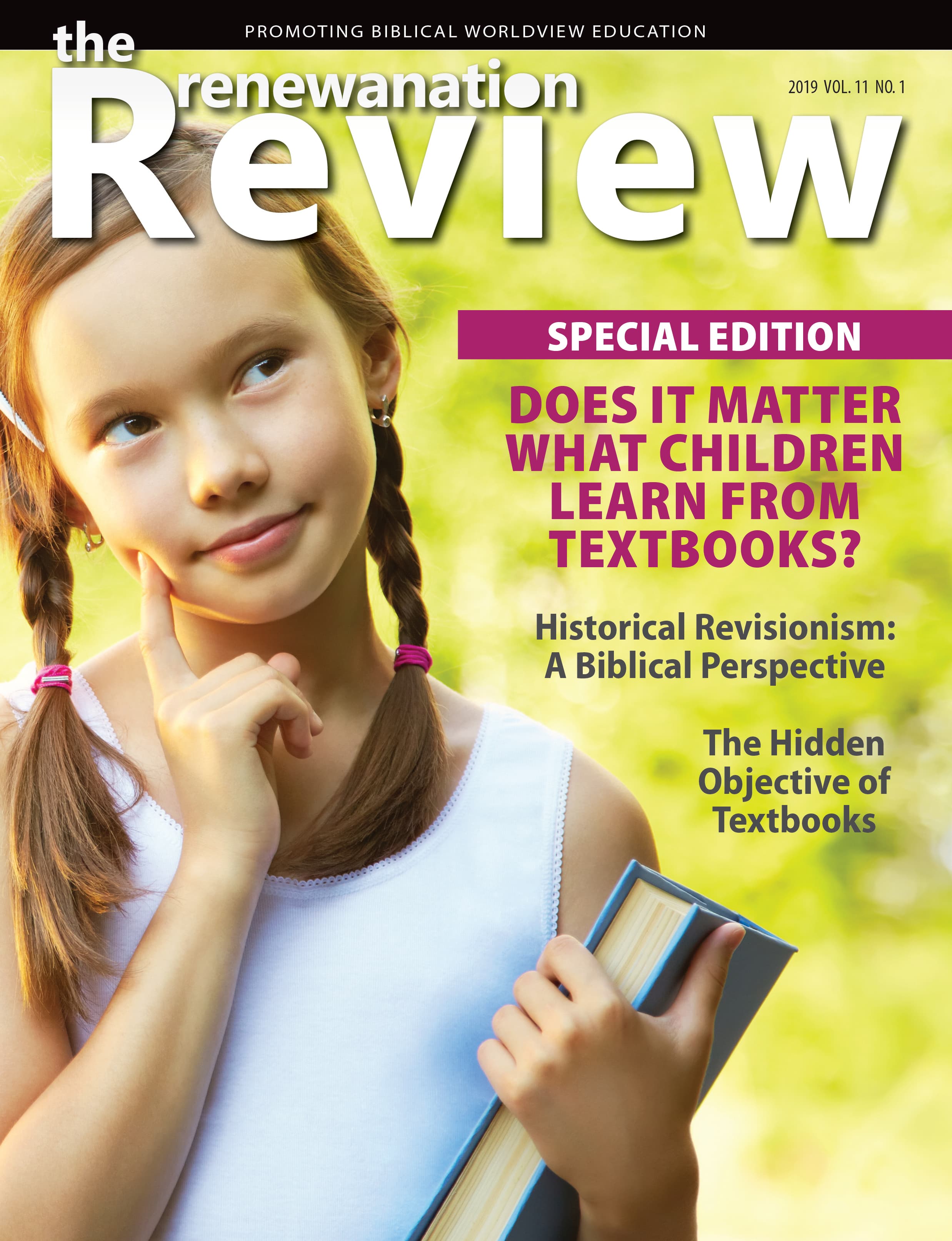 Textbooks 2019 special edition cover (Vol. 11 No. 1)